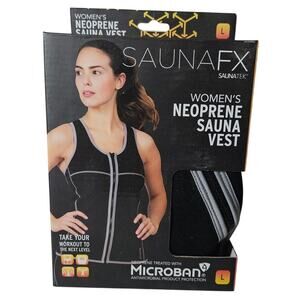 SaunaFX Women's Neoprene Sauna Vest Size Large